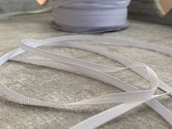 Riniotis Gro Band Monochrom Weiß mit Breite 3mm
