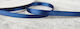 Riniotis Satin,σατεν Band Monochrom Blau mit Br...