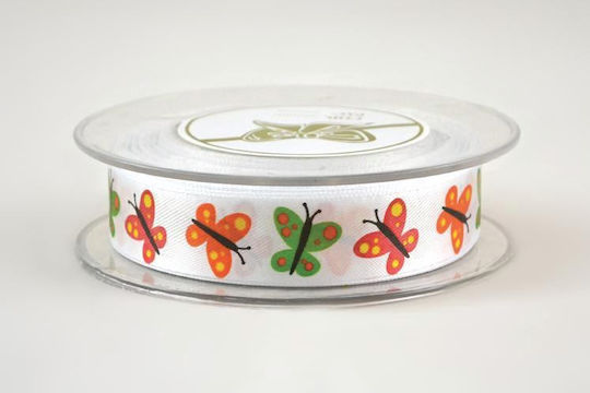 Kappa Decor Satin Ribbon Orange 18m 1pcs