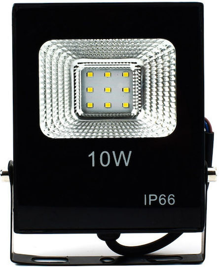 Στεγανός Προβολέας LED 10W Ψυχρό Λευκό 6500K IP66