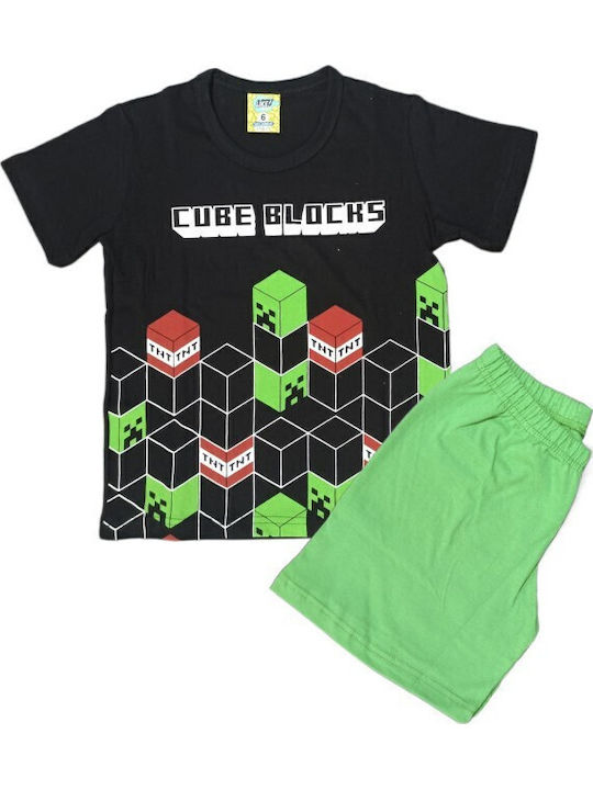 Like Kids' Pajamas Summer Black