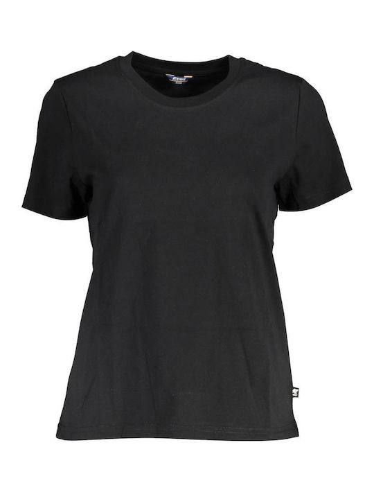 K-Way Damen T-shirt Schwarz