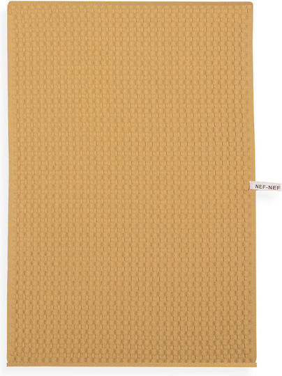Nef-Nef Homeware Wafflow 23 Geschirrtuch aus 100% Baumwolle Mustard 45x68cm
