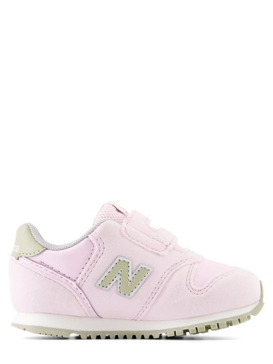 New Balance Kids Sneakers with Straps Pink