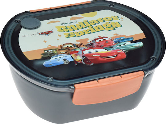 Gim Cars On The Road Ανοξείδωτο Παιδικό Δοχείο Φαγητού Disney Cars 0.68lt Πολύχρωμο