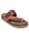 Air Anesis Leather Women's Sandals Burgundy