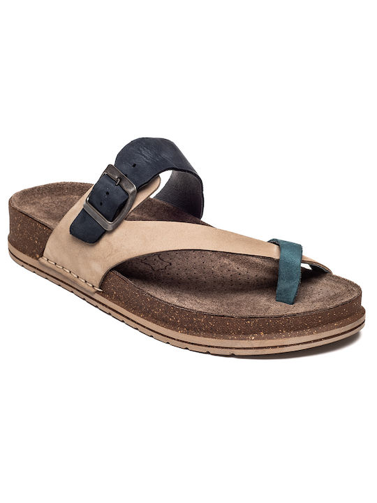Air Anesis Leather Women's Sandals Navy Blue