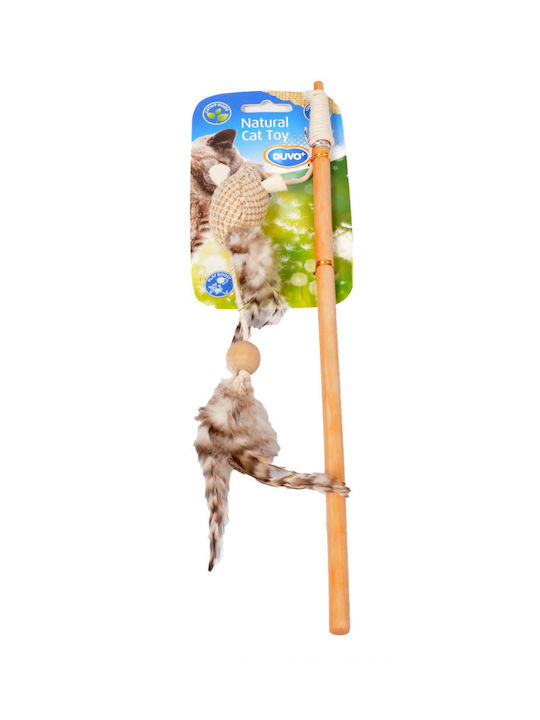 Duvo Plus Cat Toy Wand with Catnip