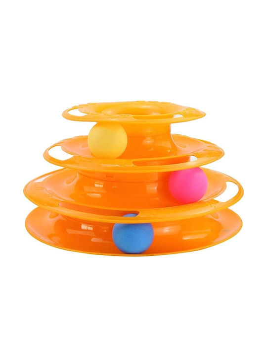 Denik Pets Katzenspielzeug Ball Orange