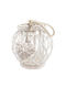 Kaemingk Wooden Lantern White 23x22cm