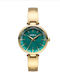 DAS.4 Damen Uhr mit Gold Metallarmband