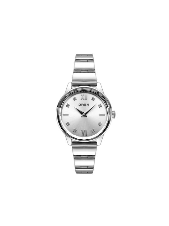 DAS.4 Watch with Silver Metal Bracelet