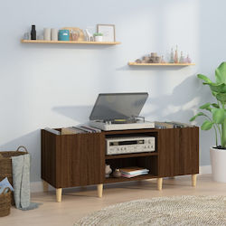 vidaXL Mobilier Hi-Fi cu 2 Rafturi Maro 38x121x48cm