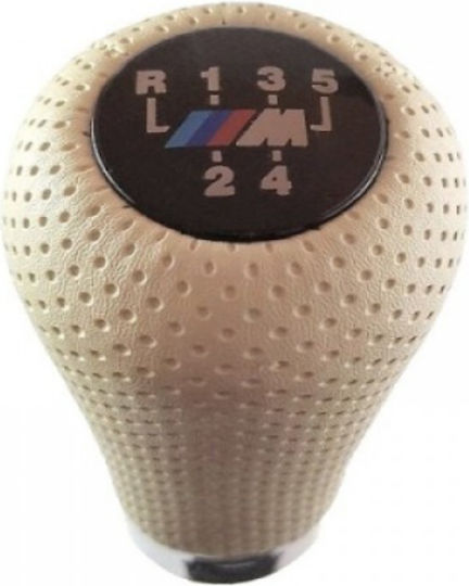 Shift Knob for BMW Series 1 / E87 / Series 3 / E30 / E36 / E46 / E90 / E91 / E92 / Series 5 / E34 / E39 / E60 / Series 6 / Series 7 / X1 / X3 / X5 / E53 / Z4 / Z8 Beige
