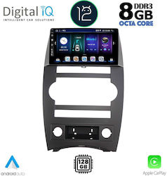 Digital IQ Car-Audiosystem für Jeep Kommandant 2007-2009 (Bluetooth/WiFi/GPS/Apple-Carplay) mit Touchscreen 9"