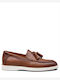 Δερμάτινα Ανδρικά Loafers σε Καφέ Χρώμα
