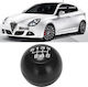 Πόμολο Ταχυτήτων για Alfa Romeo Giulietta Μαύρο