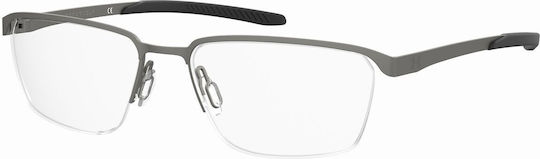 Under Armour Männer Metallisches Brillengestell Grau UA 5051 G R80