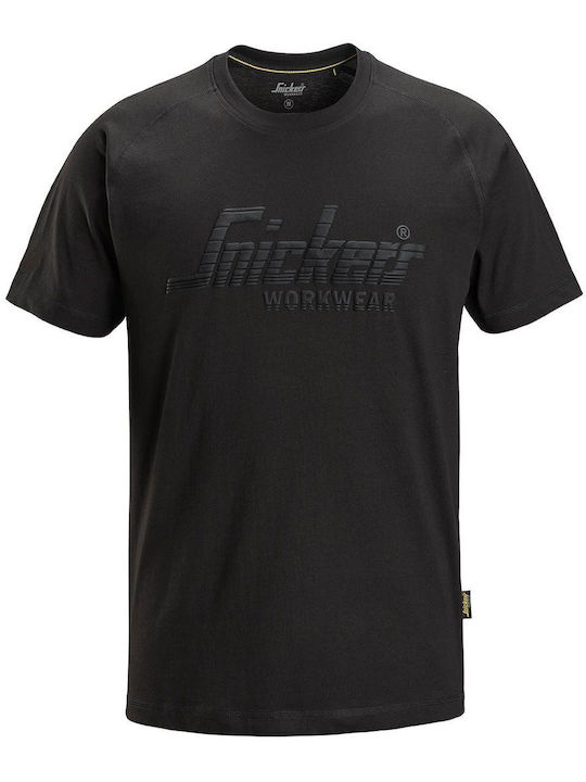 Snickers Workwear T-Shirt Εργασίας Μαύρο