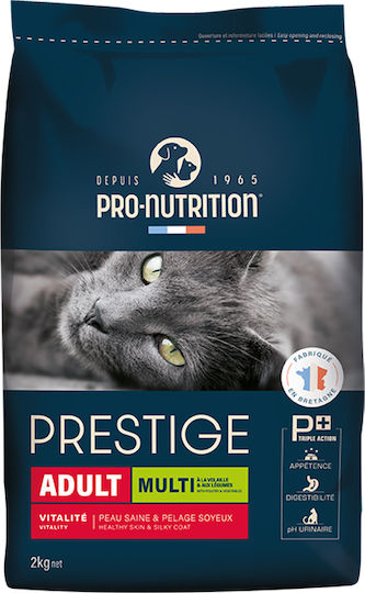 Flatazor Prestige Multi Ξηρά Τροφή για Ενήλικες Στειρωμένες Γάτες με Ευαίσθητο Ουροποιητικό με Πουλερικά / Χοιρινό 2kg