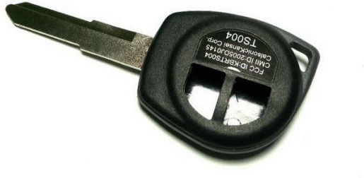 Car Key Shell with Blade with 2 Buttons for Suzuki