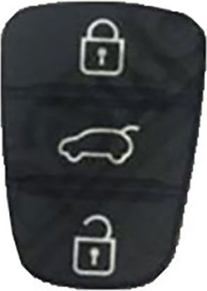 Car Key Shell with Blade with 3 Buttons for Hyundai