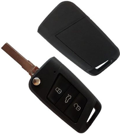 Klappbar mit 3 Tasten für Skoda