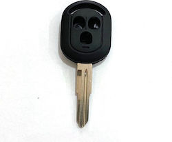 Car Key Shell with Blade with 3 Buttons for Chevrolet