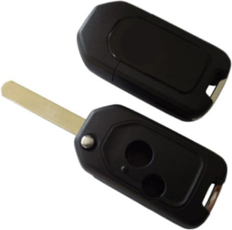 Foldable Car Key Shell with Blade with 2 Buttons for Honda