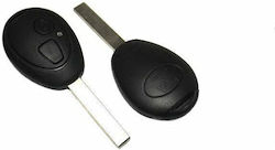 Carcasă cheie auto cu lamă cu 2 butoane pentru Rover