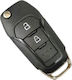 Ford Foldable Car Key Shell with Blade with 2 Buttons for Ford