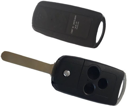 Honda Foldable Car Key Shell with Blade with 3 Buttons for Honda