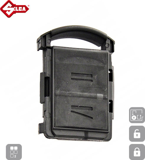 Silca Klappbar mit 2 Tasten für Opel