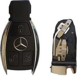 Car Key Shell with 3 Buttons for Mercedes Benz