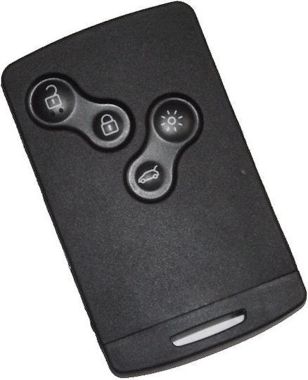 Renault Car Key Shell with 4 Buttons for Renault