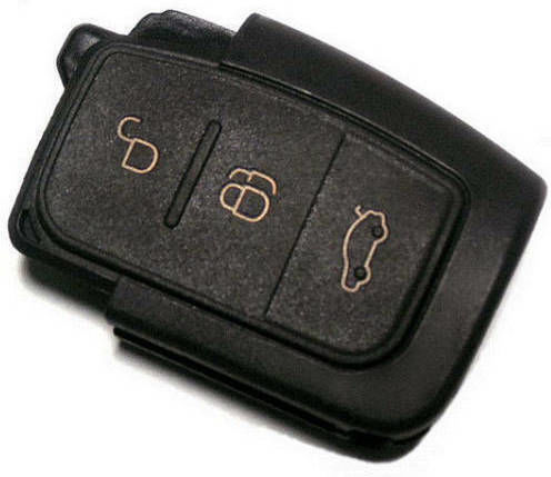 Foldable Remote Control Shell with 3 Buttons for Ford