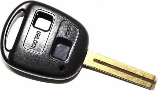 Toyota Car Key Shell with Blade with 2 Buttons for Toyota