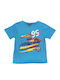 Kinder-T-Shirt Blau Cars