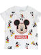 Kinder-T-Shirt Weiß Baby Mickey Mouse