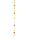 Christmas Garland Gold 180x5cm 1pc