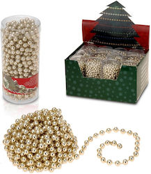 Decoris Christmas Garland with Beads Gold Decoris Christmas Garland with Beads Gold