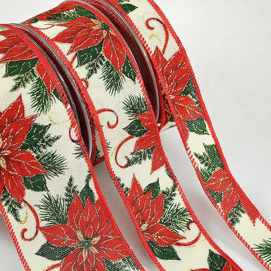Kappa Decor Christmas Ribbon Red 900x2.3cm 1pc