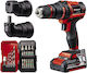 Einhell TE-CD 18/45 3Χ Li + 22 Δραπανοκατσάβιδο Μπαταρίας 18V 1x2Ah