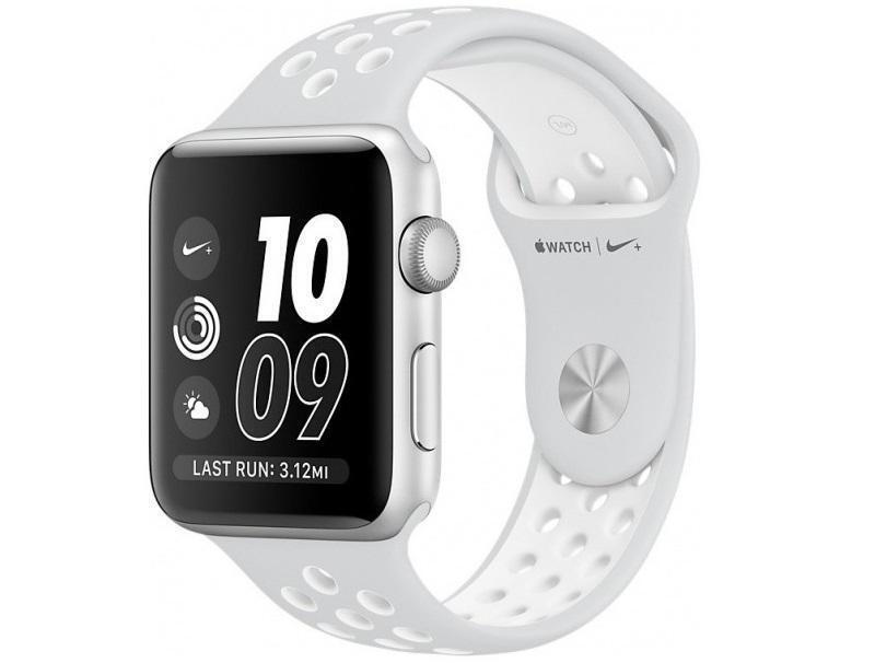 Apple watch nike on sale pure platinum white