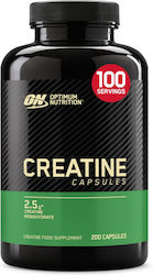 Optimum Nutrition Creatine Monohydrate 2500mg 200 κάψουλες Optimum Nutrition Creatine Monohydrate 2500mg 200 κάψουλες