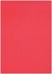 Cardboard Polka Dot Red 50x70cm