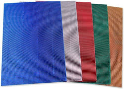 Colorfix Χαρτόνι Οντουλέ Μεταλλιζέ 50x70εκ. Ασημί