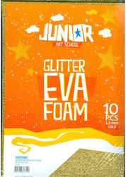 Statovac Αφρώδες Χαρτί Glitter A4 Χρυσό