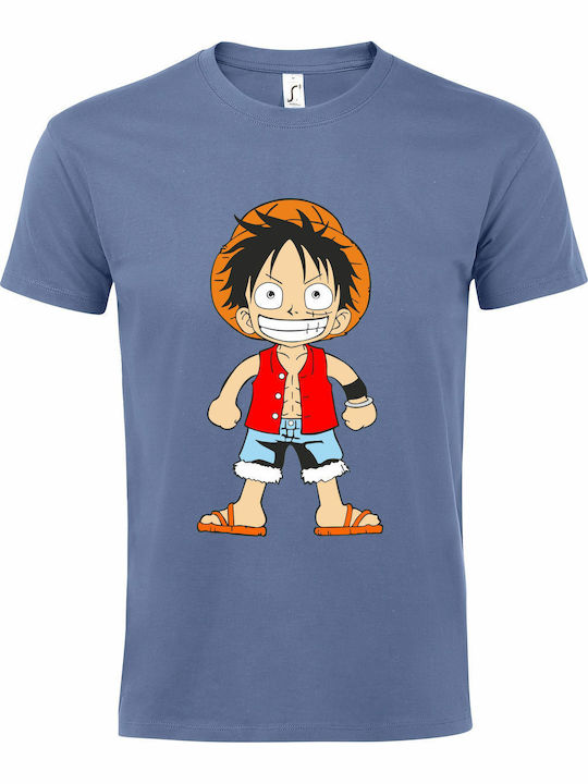 T-shirt One Piece σε Μπλε χρώμα