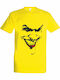 Face T-shirt Gelb Baumwolle